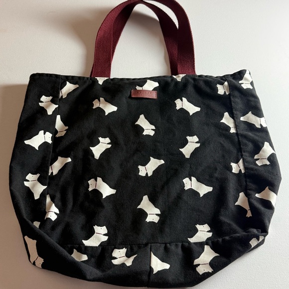 Radley London Scottie Dog Canvas Tote Bag - Picture 2 of 8
